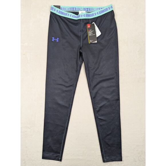 NWT Under Armour Girls' Heat Gear Fitted Leggings Size YXL - Picture 1 of 11